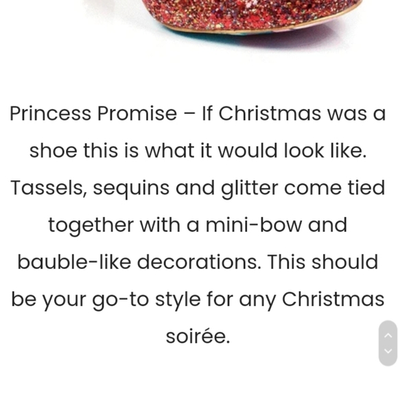 PRINCESS PROMISE Irregular Choice, Size 42, Heels W/ Glitter, US 10/11 - Picture 2 of 9